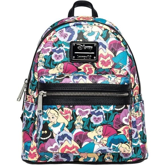 Loungefly Disney Alice in Wonderland Wildflowers Mini Backpack